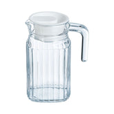 Quadro Glass Jug with Lid 0.5L,